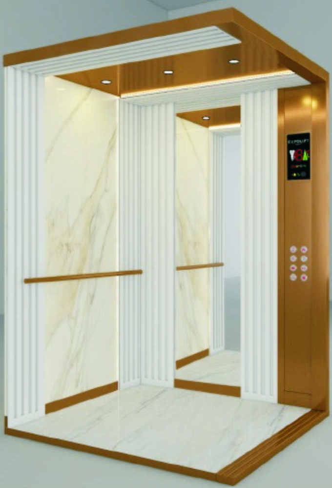 Gold Trim & Marble Cabin